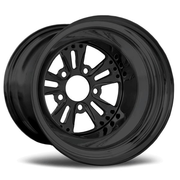 RC Components 15x15 Fusion Non-Beadlock Rear Wheel Black Rim