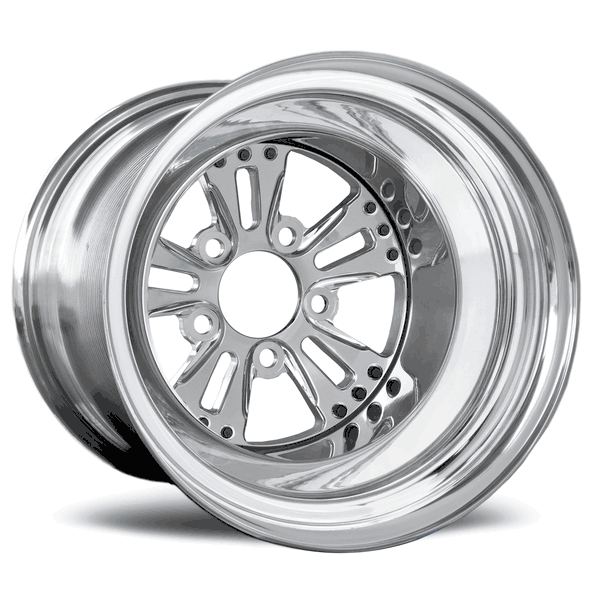 RC Components 15x15 Fusion Non-Beadlock Rear Wheel Polished Rim