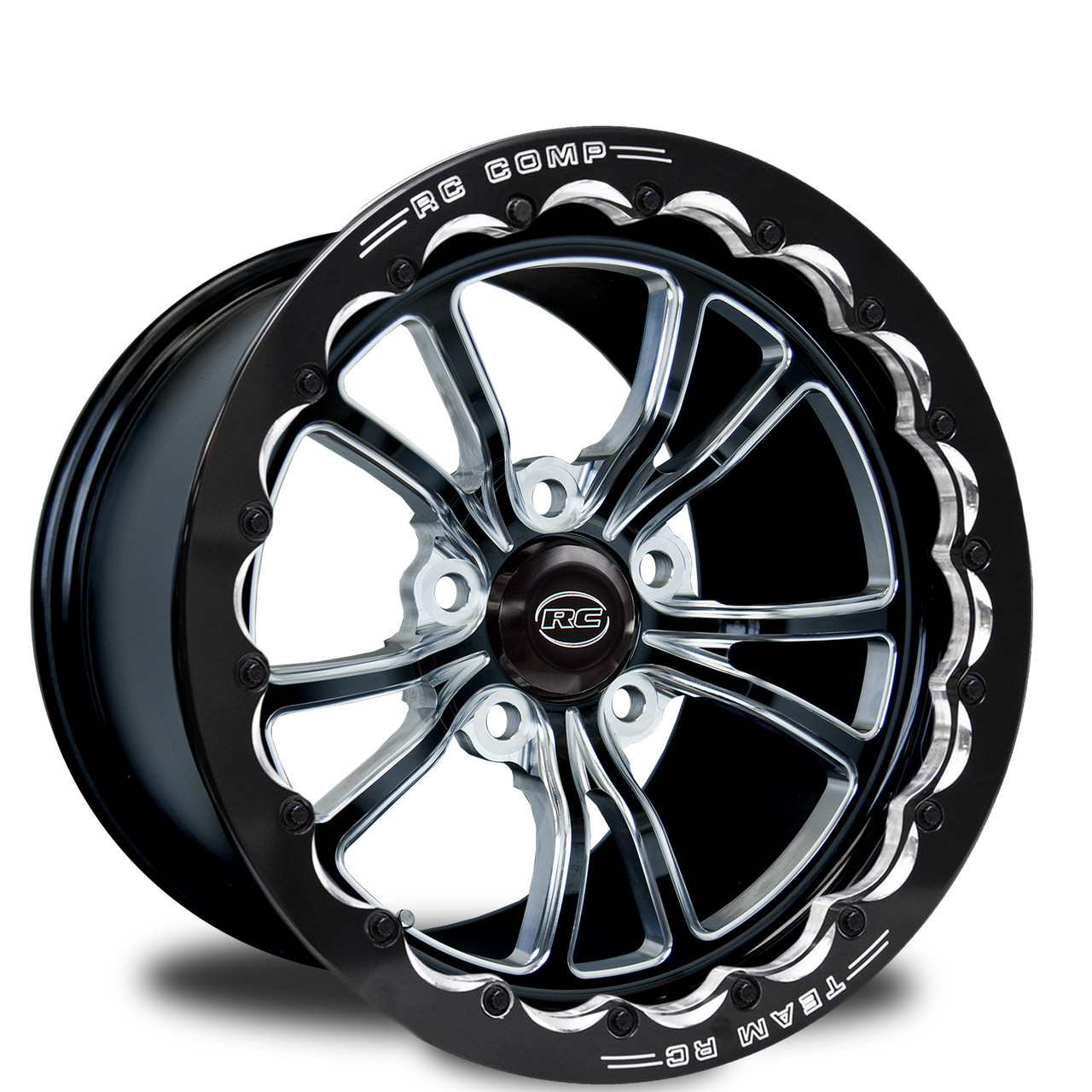 RC Components 17x7 Front Torx Street Fighter Wheel Single Beadlock (2011 - 2014 Mustang GT)