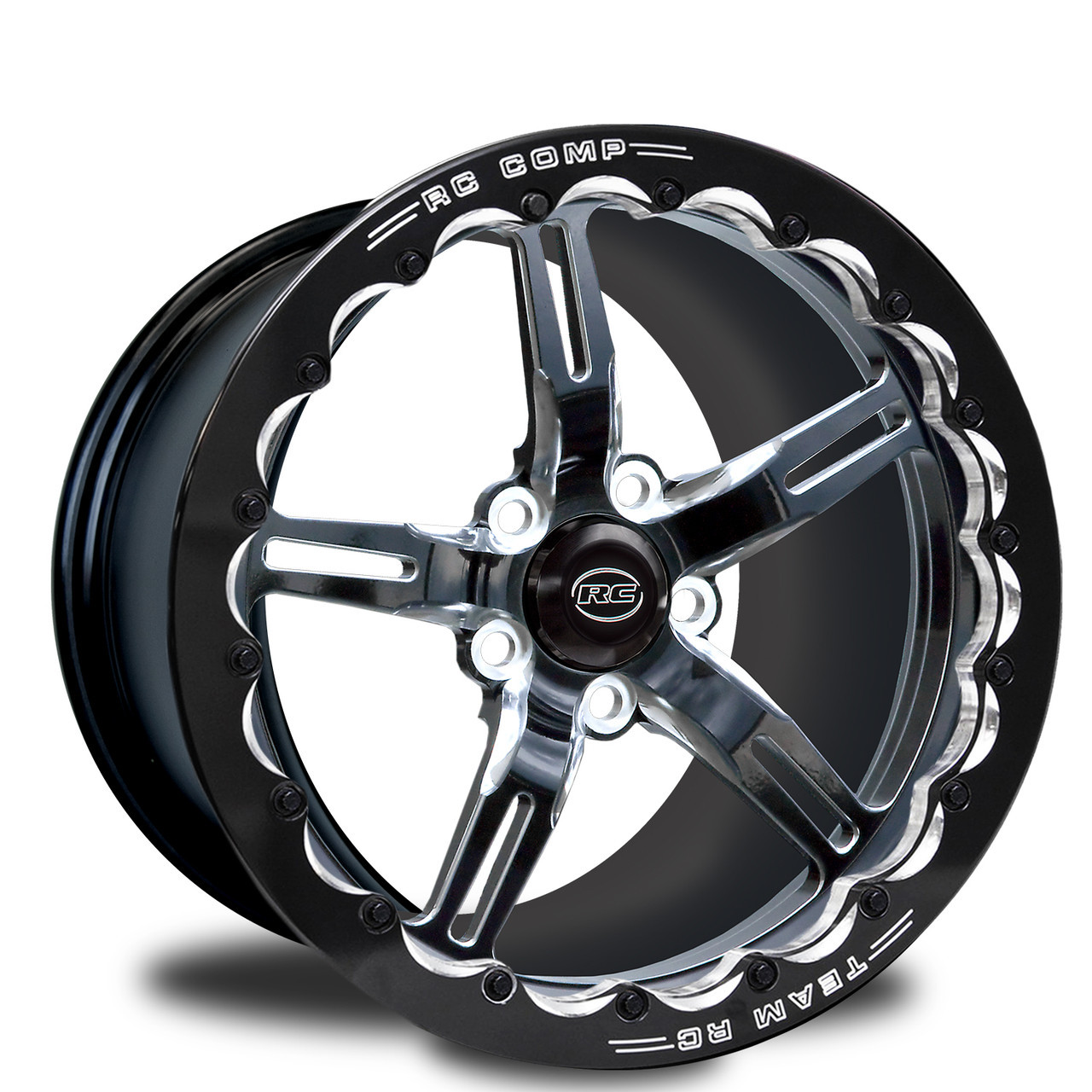 RC Components 17x10 Street Fighter Fusion Wheel Single Beadlock Eclipse Finish