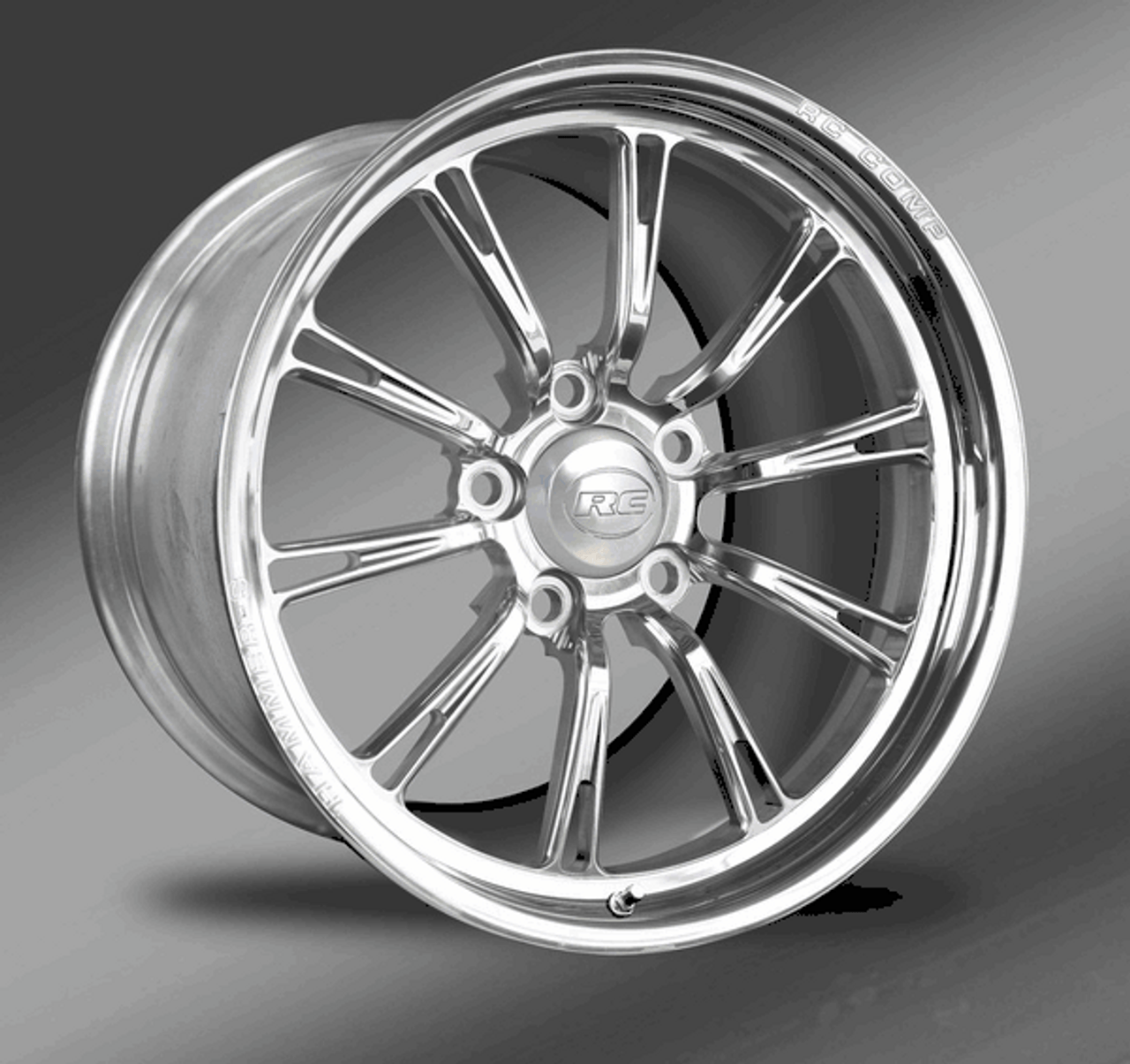 RC Components 17x7 Street Fighter Hammer-S Wheel Non-Beadlock Polished Finish