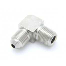 Nitrous Outlet 1/8" NPT x 3 AN 90 Degree 00-01350-B