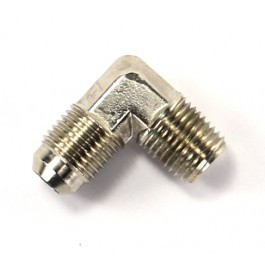 Nitrous Outlet 1/4" NPT x 6 AN 90 Degree Nickel Plated 00-01355-B