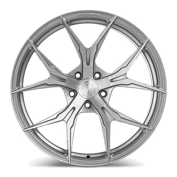 Rohana 20x12 RFX5 Wheel Brushed Titanium