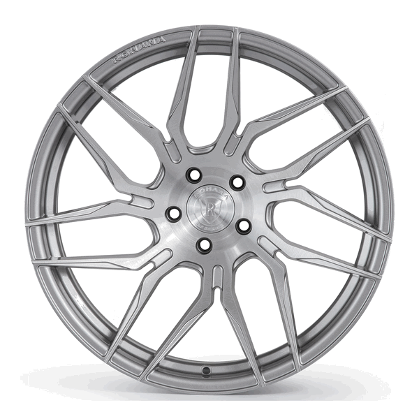 Rohana 20x12 RFX7 Wheel Brushed Titanium