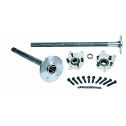 Strange 2005-2014 Mustang 8.8 Alloy Axle Pkg w/35 Spline Axles C-clip Eliminator Kit and Wheel Studs P3509F05
