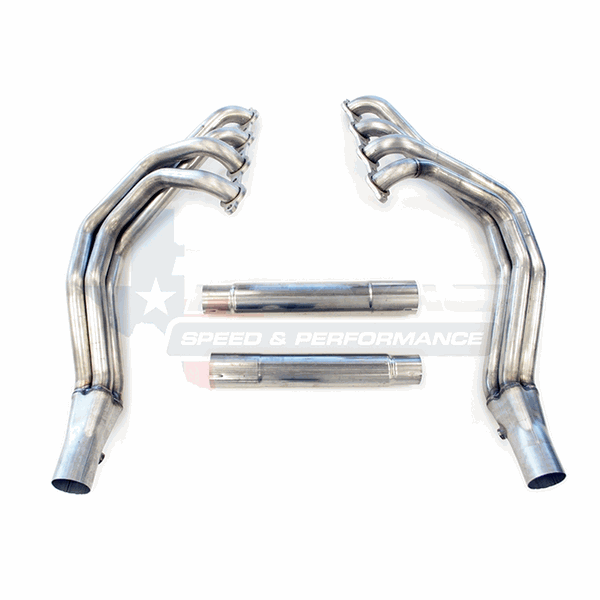 Texas Speed 1-3/4" Long Tube Headers & Off Road Connection Pipes (97-00 C5 Corvette) 25-C5SSLTPKG9700