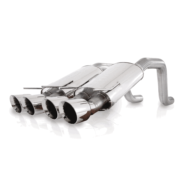 Stainless Works Exhaust 3" w/Quad Tips More Subtle (06-13 Corvette C6 ZO6) ZO6178CAT