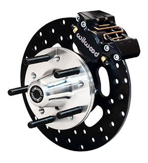 Wilwood Dynapro Single Front Drag Brake Kit 10" Drilled Black (67-69 Camaro) 140-1016-D