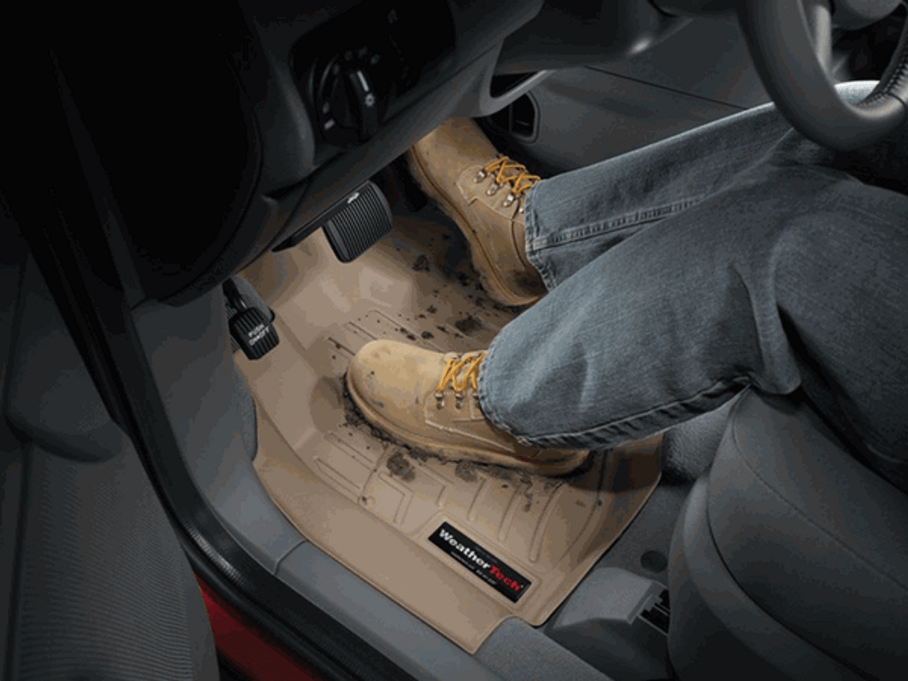 WeatherTech Front FloorLiners Pair Tan (14+ GM) 456071