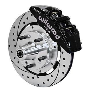 Wilwood Forged Dynapro 6 Big Brake Front Brake Kit Hub 12.19" Drilled & Slotted (70-78 Camaro) 140-10738-D