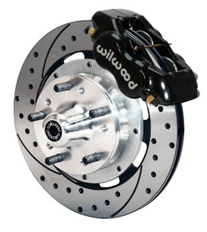 Wilwood Forged Dynalite Big Brake Front Brake Kit Hub 12.19" Drilled & Slotted (79-81 Camaro) 140-9053-D