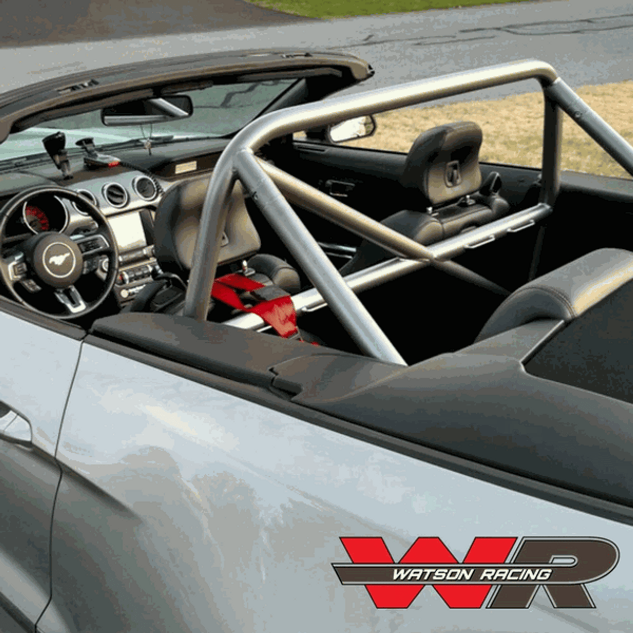 Watson Racing Roll Cage Convertible Bolt In 4pt (2015-2023 Mustang) -  Beefcake Racing