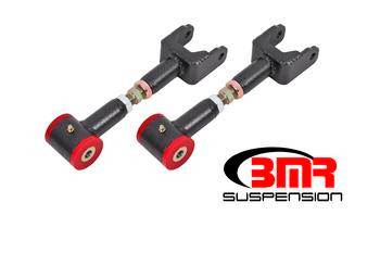 BMR Adjustable Upper Control Arms DOM Poly Bushings Black  (64-67 A-Body) UTCA043H