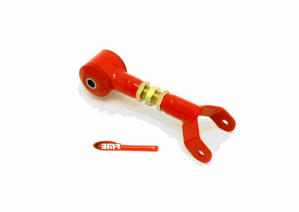 BMR Upper Control Arm DOM On-Car Adj Poly Bushing 9in Housing Red (2011-2014 Mustang/GT500) UTCA034R