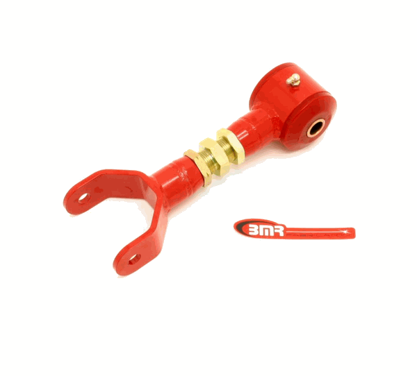 BMR Upper Control Arm - DOM - On-Car Adjustable - Polyurethane Bushing - Red (2011 - 2014 Mustang / 2007 - 2014 Shelby GT500) UTCA032R