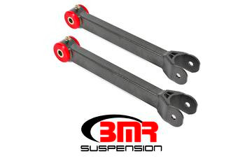 BMR Lower Trailing Arms - Non-Adjustable - Polyurethane - Black (2016 - 2024 Camaro) TCA059H