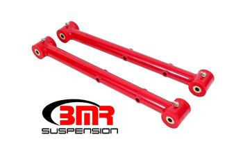 BMR Lower Control Arms - DOM - Non-Adjustable - Polyurethane Bushings - Red (1978 - 1987 G-Body) TCA039R