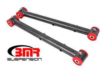 BMR Lower Control Arms - DOM - Non-Adjustable - Polyurethane Bushings - Black (1978 - 1987 G-Body) TCA039H