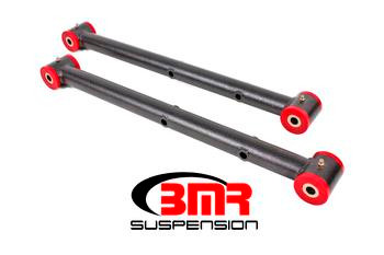 BMR Lower Control Arms - DOM - Non-Adjustable - Polyurethane Bushings - Black (1964 - 1972 A-Body) TCA034H
