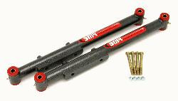 BMR Lower Control Arms - DOM - Non-Adjustable - Polyurethane Bushings - Extended Length - Black (1991 - 1996 B-Body) TCA007H