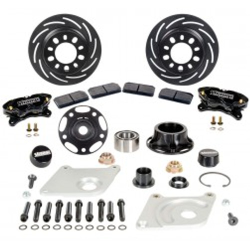 Strange Pro Series II Front Brake Kit Soft Pads (2005-2014 Mustang) B4152WC2