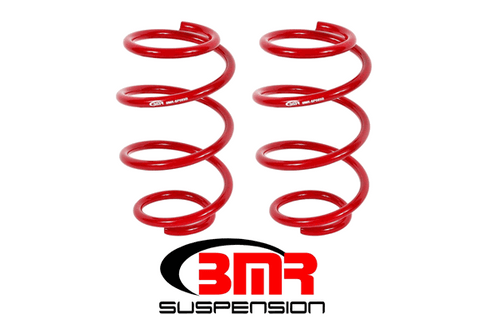 BMR 0.875" Lowering Springs - Front - Performance - Red (2015 - 2026 Mustang GT) SP089R