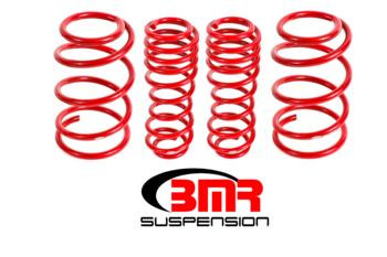 BMR 1.5" Lowering Springs- Set of 4 - Performance - Red (2007-2014 Shelby GT500) SP070R