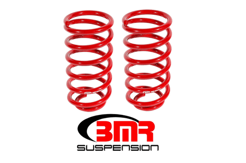 BMR Rear 1" Lowering Springs Red (79-04 Mustang) SP029R