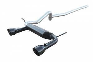 Pypes SJJ19SB Dual Catback for 07–18 Jeep JK 4DR V6 Black