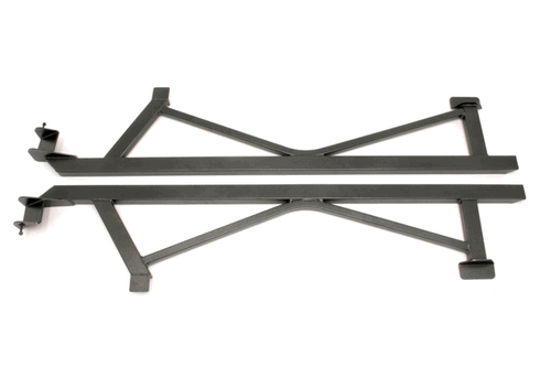 BMR Subframe Connectors - Weld-On - Boxed - Black (2005 - 2014 Mustang / 2007 - 2014 Shelby GT500) SFC011H