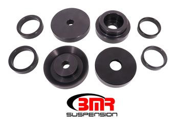 BMR Bushing Kit - Rear Cradle Lockout - Black Anodized (2008 - 2023 Challenger / 2006 - 2023 Charger) SCB110