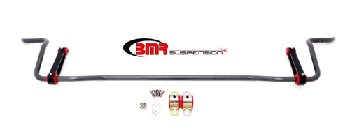 BMR Sway Bar Kit w/Bushings & Billet Links - Rear - Solid 22mm - Black (2005 - 2014 Mustang / 2007 - 2014 Shelby GT500) SB023H
