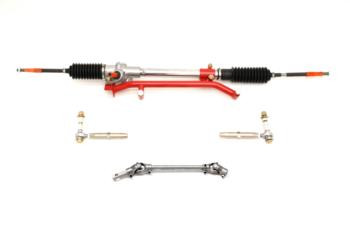 BMR Manual Steering Conversion Kit - For Use w/Stock K-Members - Red (1993 - 2002 F-Body) RK002R
