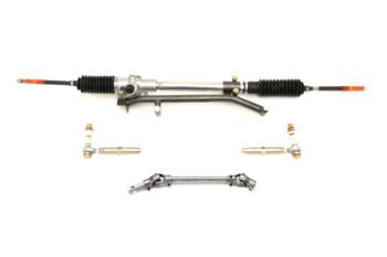 BMR Manual Steering Conversion Kit - For Use w/Stock K-Members - Black (1993 - 2002 F-Body) RK002H