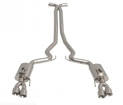 Kooks OEM to 3" Catback Exhaust X-Pipe Polished (2018 - 2023 Mustang GT) 11514150