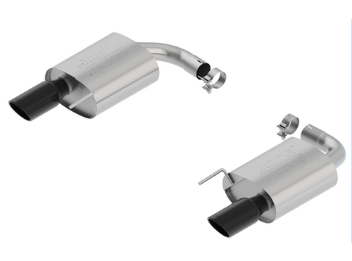 Borla 2.5" ATAK Axle Back Exhaust Black Tips (2015-2017 Mustang GT / 2024 Mustang GT) 11895BC