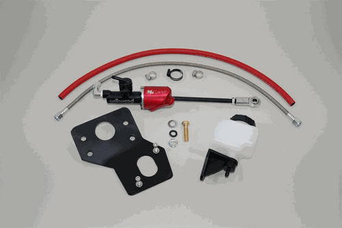McLeod Master Cylinder Direct Fit Adjustable Conversion Kit Aluminum Black (Chevy) 1434002