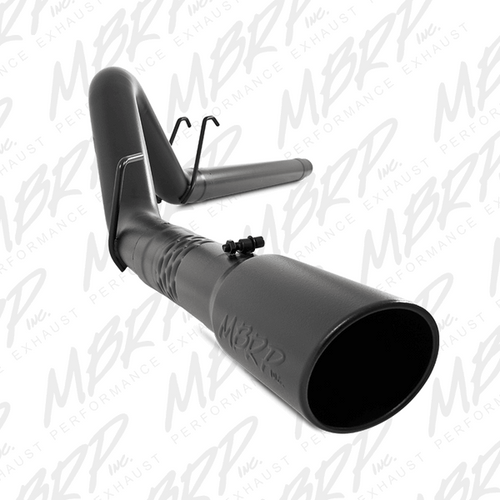 MBRP Black Series 4" Filter Back Exhaust Single Side Exit (08-10 F-250/350/450 6.4L) S6242BLK