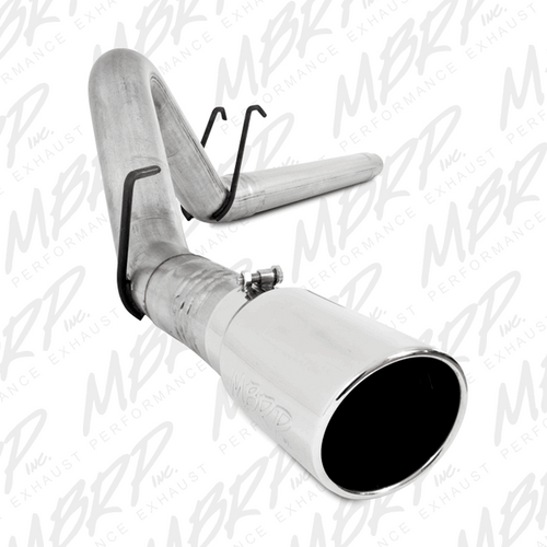 MBRP Installer Series 4" Filter Back Exhaust Aluminized Single Side Exit (08-10 F-250/350/450 6.4L) S6242AL