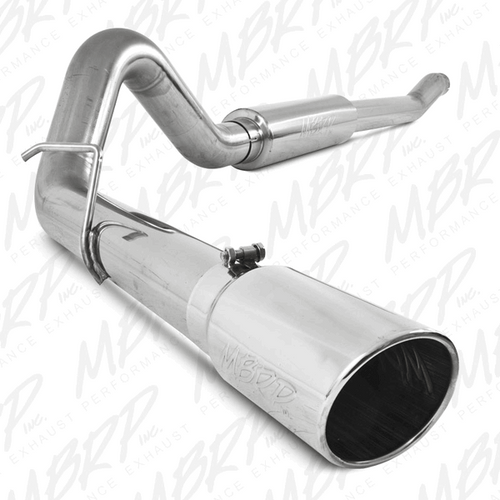 MBRP XP Series 4" Turbo Back Exhaust T409 Single Side Exit (03-07 F-250/350 6.0L)S6206409