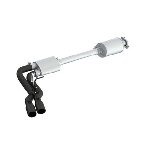 MBRP 3" Street Cat Back Pre-Axle Dual Outlet Black (2015 - 2020 F-150) S5262BLK