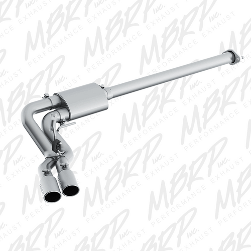 MBRP Installer Series 3" Cat Back Exhaust Aluminized Single Side Dual (2015 - 2020 F-150) S5260AL