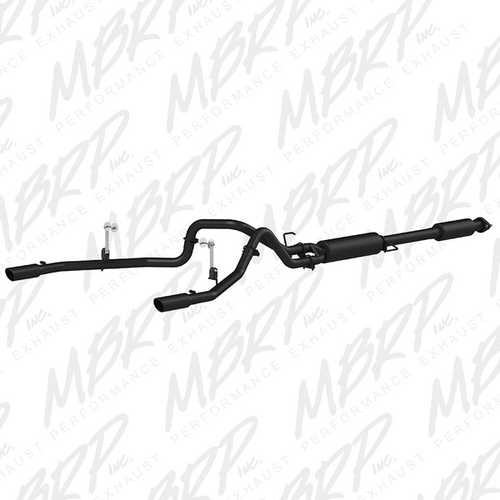 MBRP Black Series 2.5" Cat Back Exhaust Dual Rear Exit (2015 - 2020 F-150 5.0L) S5258BLK