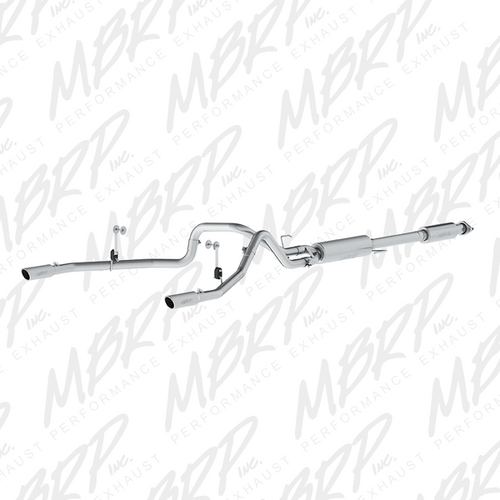 MBRP XP Series 2.5" Cat Back Exhaust T409 Dual Rear Exit (2015 - 2020 F-150 5.0L) S5258409
