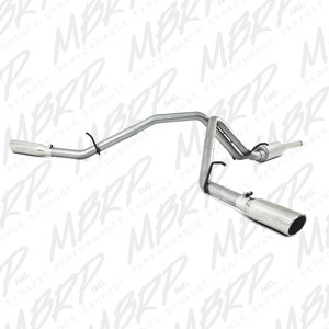 MBRP Cat Back Dual Split Side Aluminized (09-13 Silverado/Sierra 1500) S5056AL