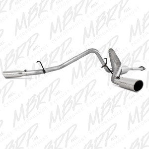 MBRP Cat Back Dual Split Side Aluminized Steel (03-07 Silverado/Sierra 1500 Classic) S5018AL