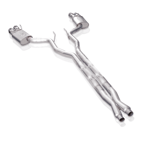 Stainless Works Legend Catback Exhaust & X-Pipe Factory Connect (2018 - 2023 Mustang GT NO Active Valves) M18CBXFCL