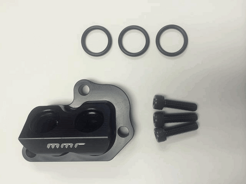 MMR Oil Filter Block Adapter Coyote V8 (2011-2023 Mustang GT350 F150) 444232