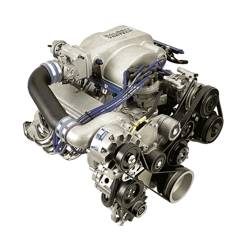 Vortech 4FA218-078SQ V-2 Si polished charge cooled supercharger system for 19861993 Mustang 5.0